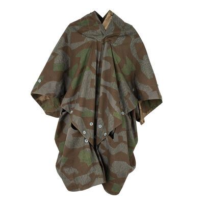 German Repro Splinter Camo Poncho | Reversible Shelter Quarter